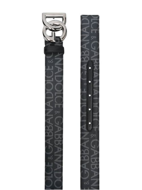 logo-buckle leather belt Dolce & Gabbana | BC4644AJ7058B969